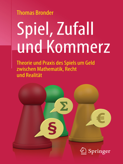 Title details for Spiel, Zufall und Kommerz by Thomas Bronder - Available